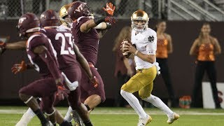 Notre Dame QB Ian Book Highlights vs. Virginia Tech (2018)