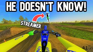 I WENT UNDERCOVER IN A STREAMERS MX BIKES RACE!