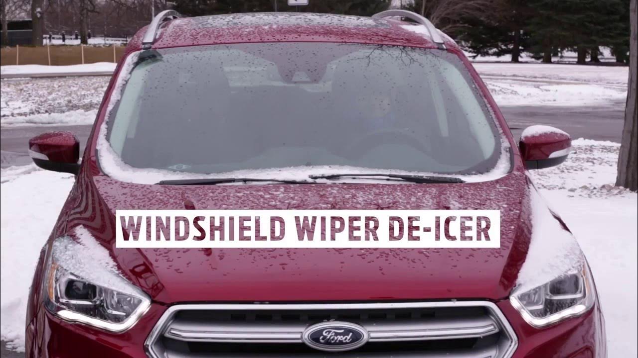 2017 Ford Escape Windshield Wiper DeIcer Feature AutoMotoTV YouTube