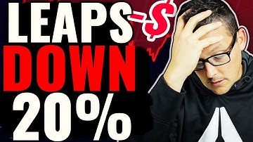 Selling Covered Calls When LEAPS Is DOWN! (Try This)