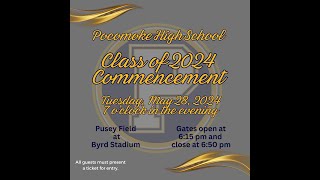 Pocomoke High School Class of 2024 Commencement