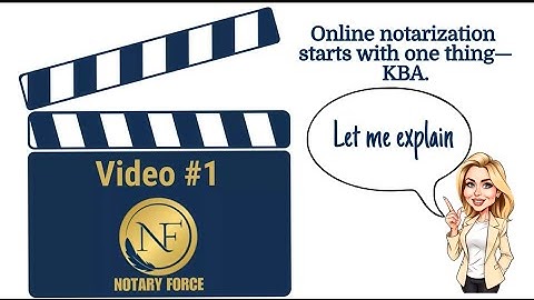 Remote Online Notarization | Knowledge Based Assessment | KBA Explained