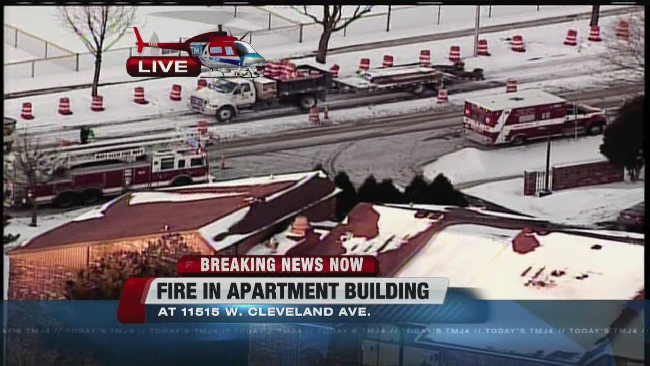 Crews fight fire at West Allis assisted living facility - YouTube