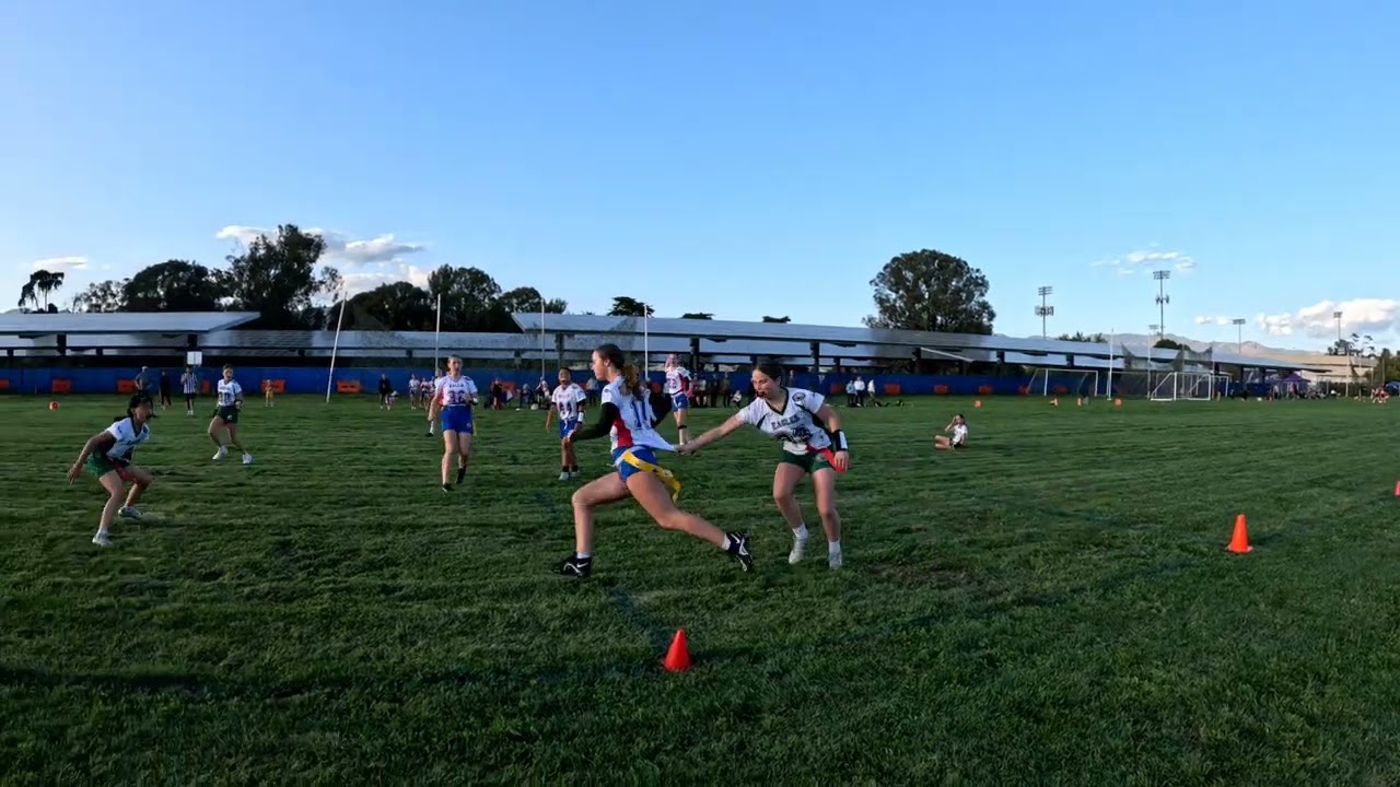 FNL girls flag football, Bill's vs Eagles 