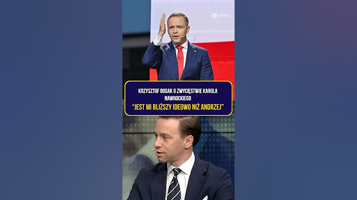 Krzysztof Bosak o zwycięstwie Karola Nawrockiego: “Jest mi bliższy ideowo niż Andrzej Duda”