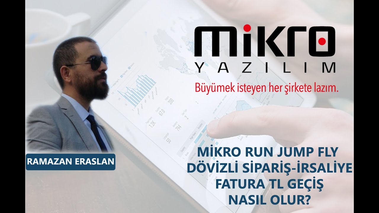 Mikro RUN JUMP FLY da Dövizli Sipariş Fatura tarihindeki kurdan nasıl TL olarak kesilebilir?
