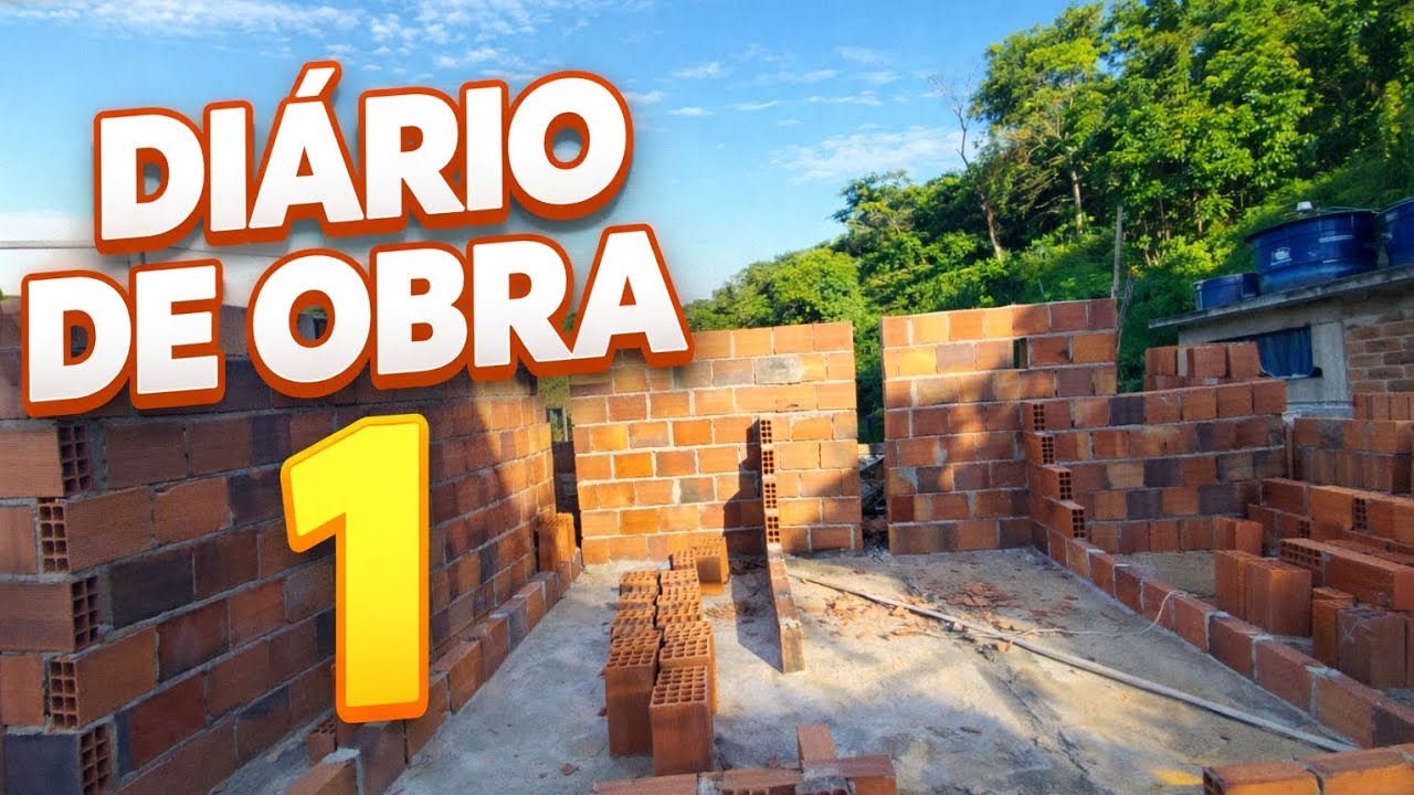 DIÁRIO DE OBRA #1 | Comecei a construir minha casa própria aos 23!