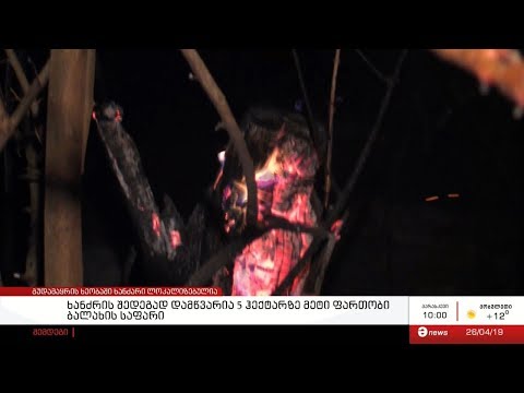 „გუდამაყარში ხანძარი არის ლიკვიდირებული, ცეცხლის გავრცელების საშიშროება ამჟამად აღარ არის“