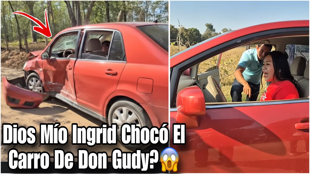 Ingrid cada día la enamora más don gudy asta carro le llevo para que aprenda a manejar😱
