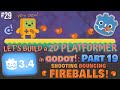 Godot 3.4: Let&#39;s Build a 2D Platformer!: Part 19 (Shooting Bouncing Fireballs)