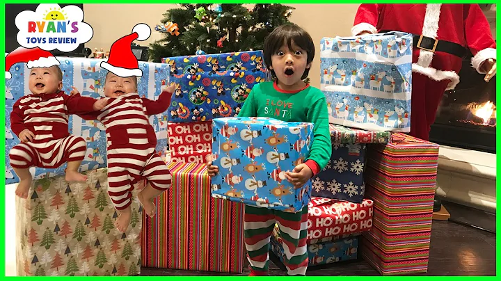 Christmas Morning 2016 Opening Presents with Ryan ...