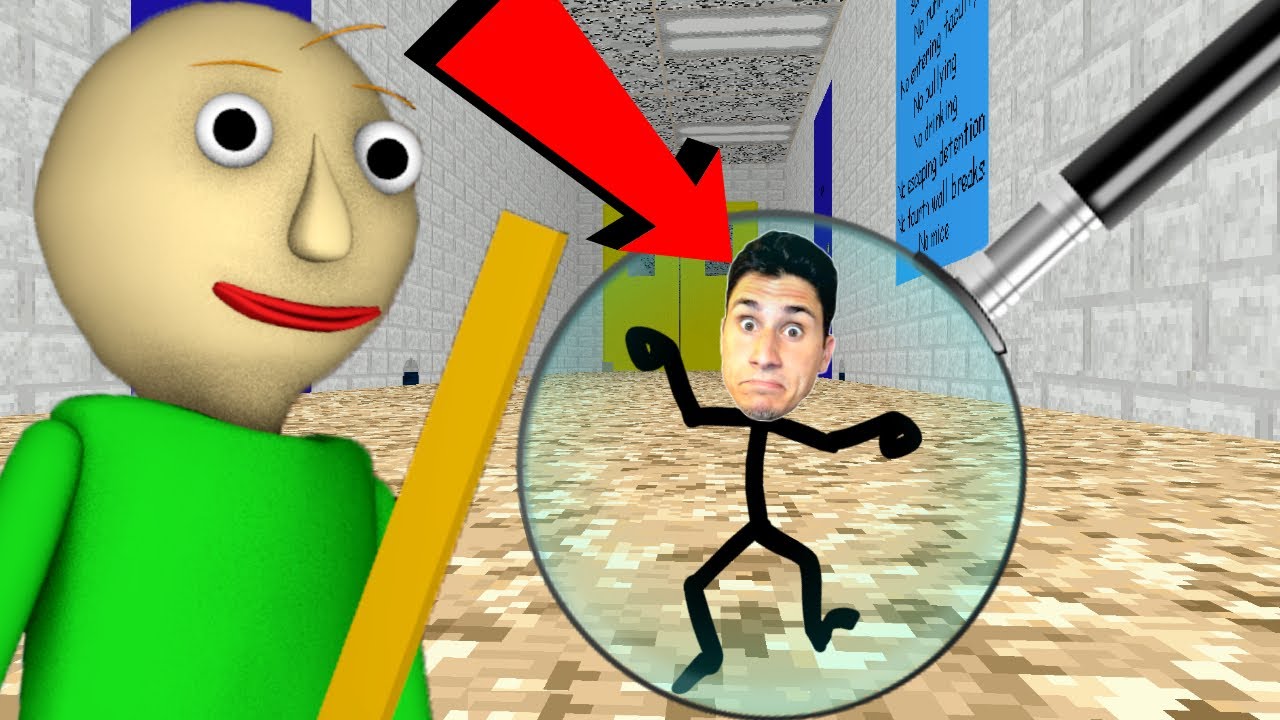 BALDI SHRUNK ME! | Baldi's Basics Mod