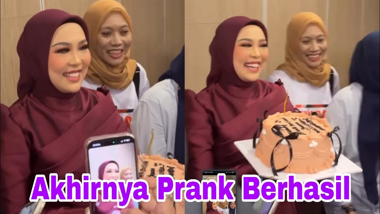 Prank Berhasil!! Surprise Ulang Tahun Selfi Yamma Setelah Job Off Air Di Makassar!!