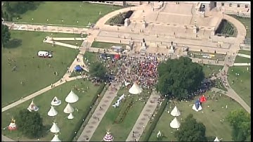 Protesters Gather At State Capitol In Opposition Of Line 3 Pipeline