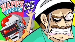 "GET BLOODY" - Daft Punk Happy Wheels Parody (Animated "Get Lucky" Spoof) screenshot 4