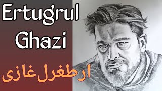 Ertugrul Ghazi Very Easy  Pencil Sketch | Ertugrul Ghazi Portrait/Step by Step Drawing tutorial