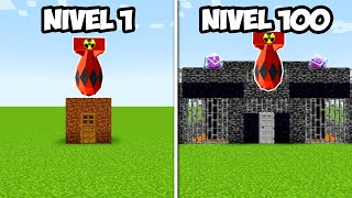 Probamos los BUNKERS NUCLEARES mas SEGUROS de Minecraft