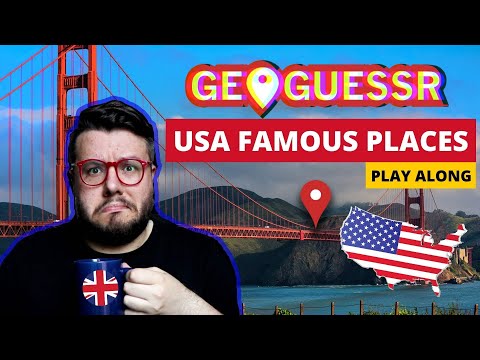 British guy plays USA Famous Places | GeoGuessr (Play Along)