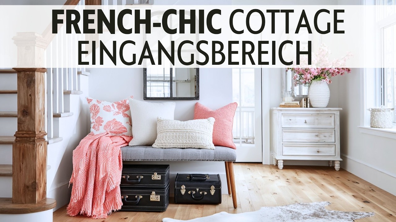 🏡 French-Chic im Eingangsbereich: 8 elegant-verspielte Inspirationen mit Cottage-Core Romantik 🌿🤍