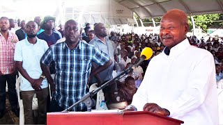 Museveni's speech to the Angry Traders in Kololo