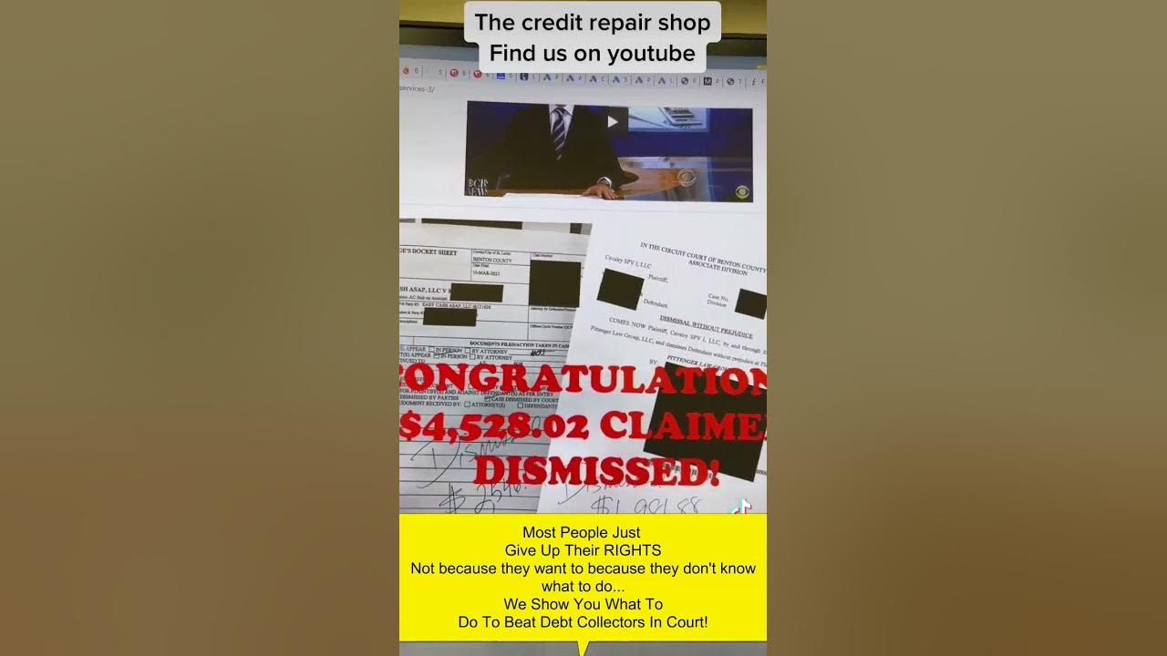 HOW TO BEAT DEBT COLLECTORS IN COURT YouTube