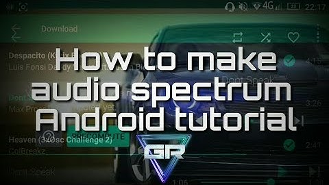 How to make audio spectrum Android tutorial (By:TheGameRoulette)