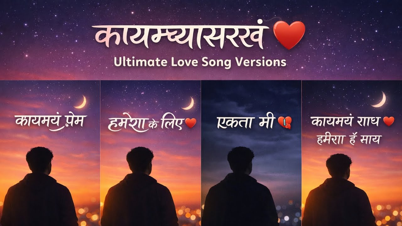 कायमच्यासारखं ❤️ | Original Marathi Love Song | Heart Touching Song 2026