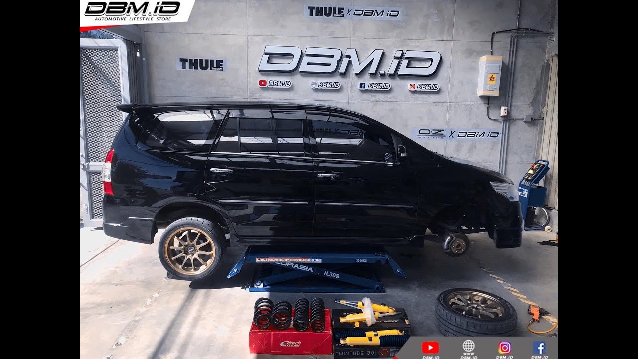 Modifikasi Innova Upgrade kaki kaki Monotube Profendrer Eibach