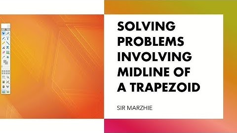 Solving Problem about the midline of Trapezoid 2021 (Taglish)