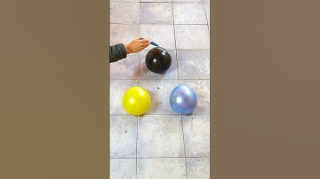 Can you make a RAINBOW 🌈 from popping balloons? 🎈