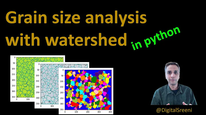 Analysera kornstorlek i Python med Watershed