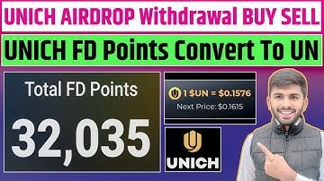 UNICH Airdrop Explained ✅| UNICH Airdrop Listing Date❓| UNICH Airdrop FD Points Convert To UN 😱