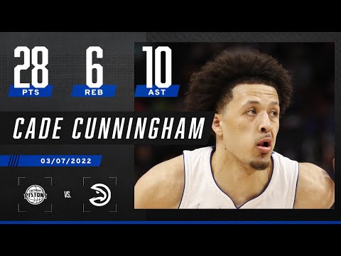 Cade Cunningham IGNITES! 🔥 First Pistons rookie to notch 25+ PTS, 5+ REB, 10+ AST since Isiah Thomas