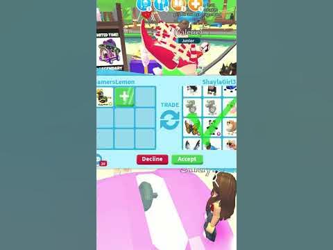 Seeing offers for my brand neon Flaming Zebra in Roblox Adopt Me! - YouTube