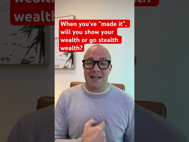 Will you choose to show your wealth, or do you prefer stealth wealth? #financialadvice #investing