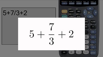 Using the TI-83/84: 3 - Order of Operations
