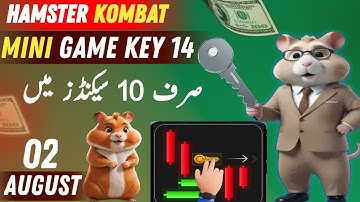 Key 14! Hamster Kombat Mini Game Key 14 | How to Solve Hamster PUZZLE 02 August | Mini Game Key