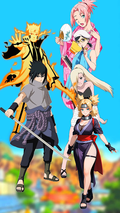 Naruto and Sasuke vs all | who is strong? #naruto #sasuke #sakura #hinata #youtubeshorts #shorts