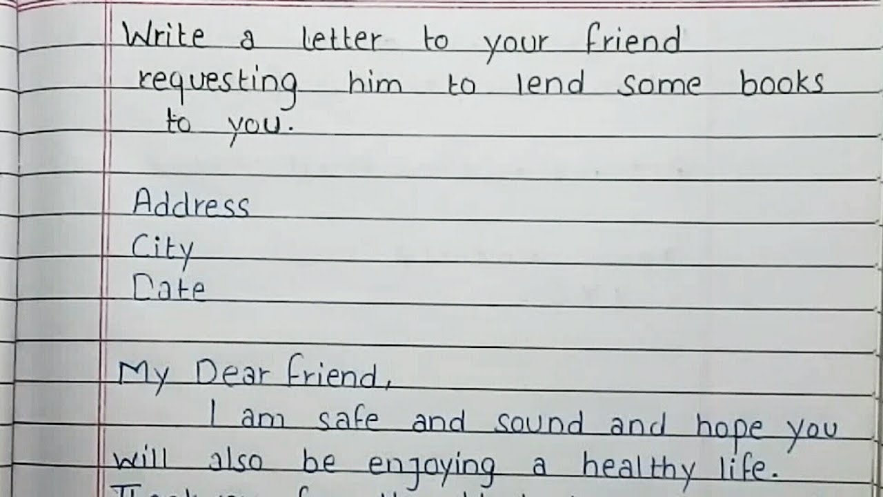 Personal Loan Letter Between Friends from i.ytimg.com