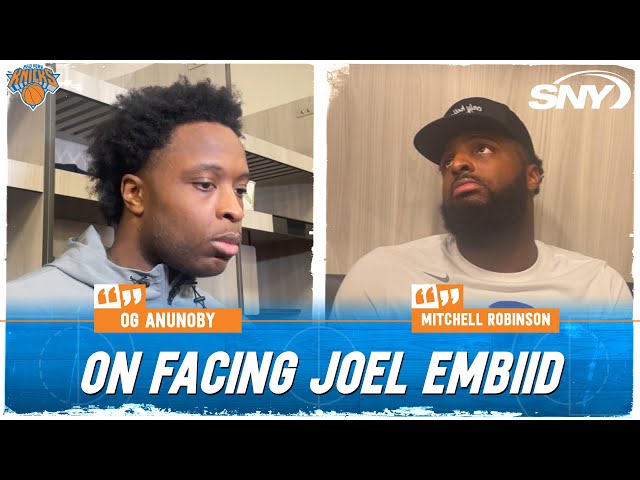 OG Anunoby and Mitchell Robinson on Knicks