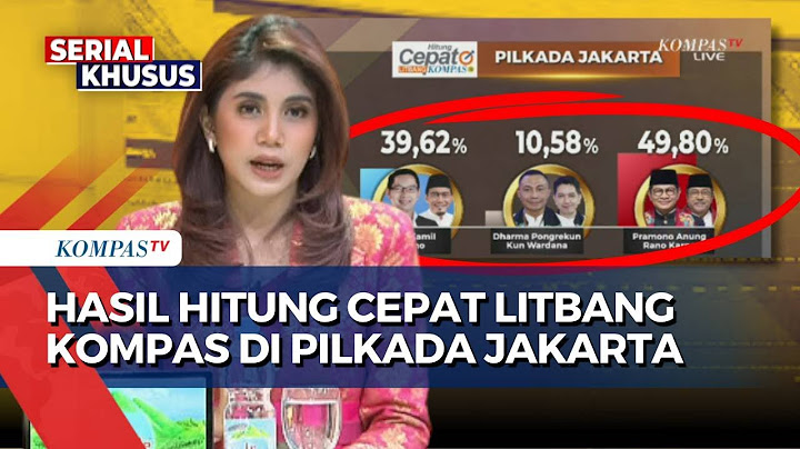 [FULL] Pengumuman Hasil Hitung Cepat Litbang Kompas di Pilkada Jakarta| SERIAL PILKADA