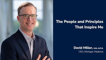 The people and principles that inspire me