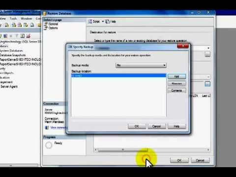 Backup and Restore in Sql server 2008 and 2005