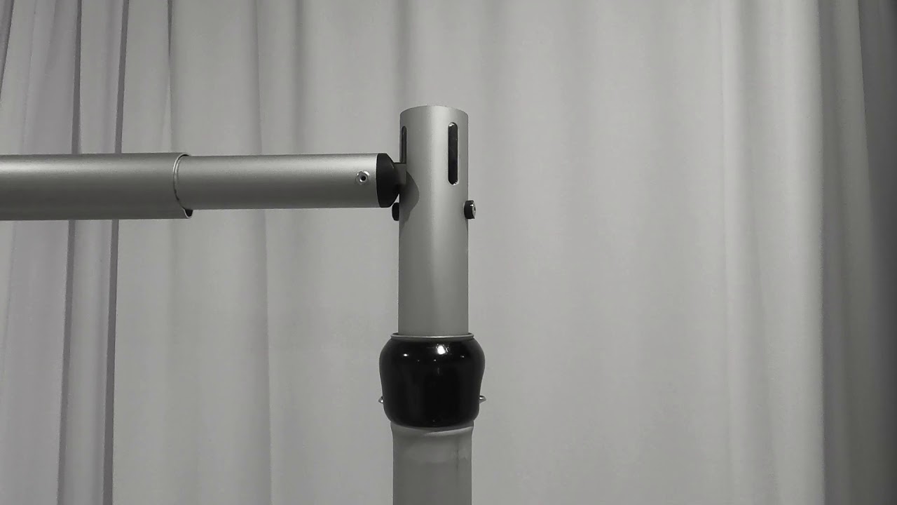 Pipe and Drape Crossbar Installation YouTube