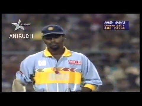 *Ball By Ball* Vinod Kambli Batting On Dust Bowl Vs Srilanka Calcutta 1996