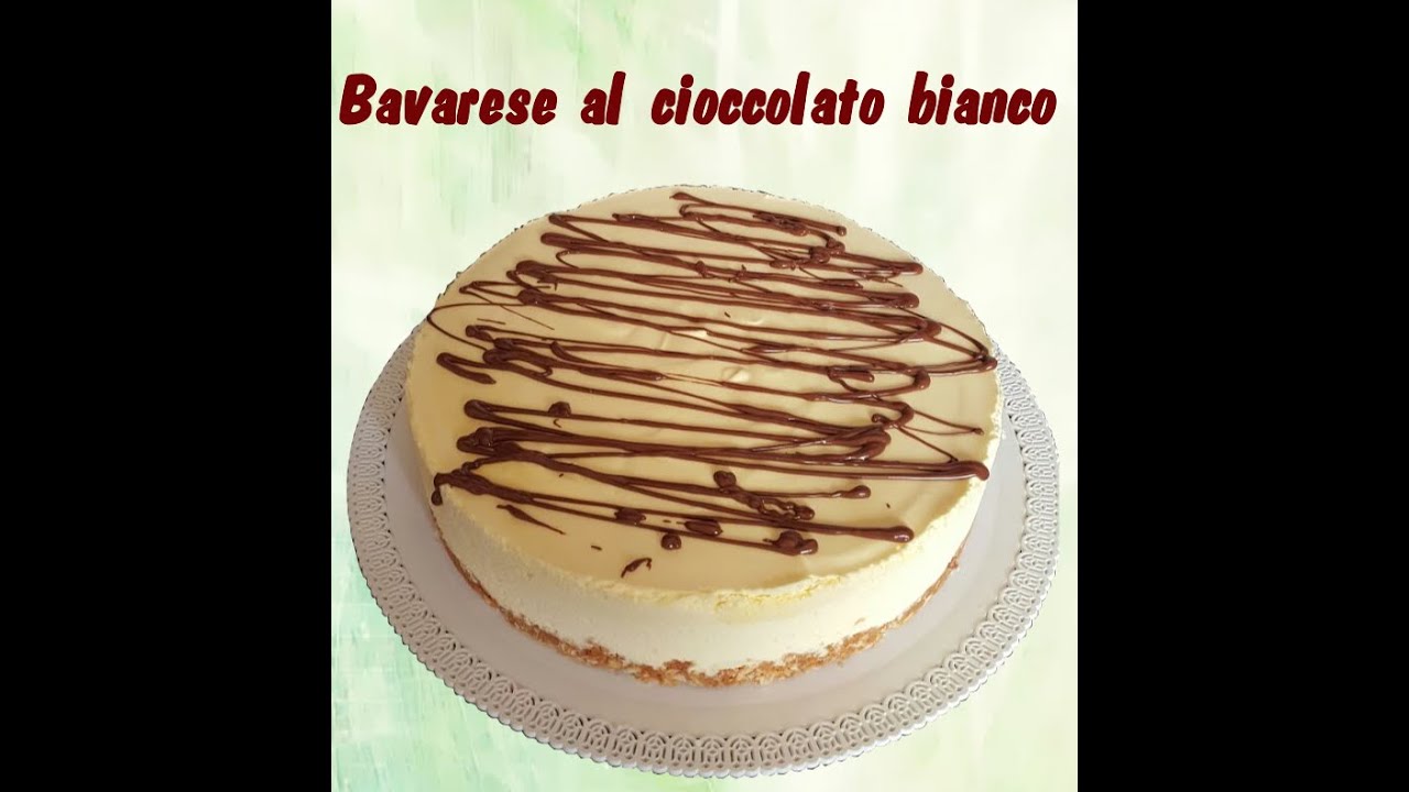 Bavarese al cioccolato bianco