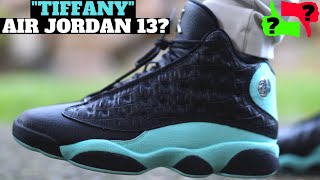 jordan 13 island green on feet