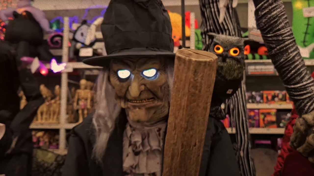 Gravedigger Animatronic Store Demo Home Depot Halloween 2023 YouTube