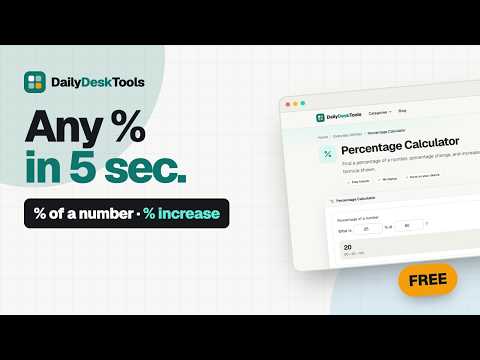 How to Calculate Percentage of a Number & Percentage Increase