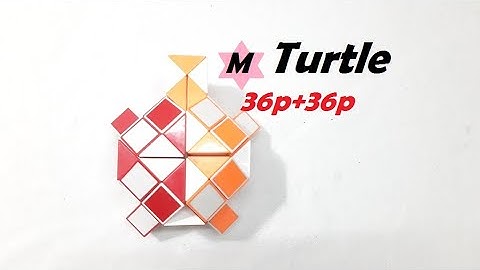 COMBINATION OF 2 SNAKE CUBE 36 PIECES - Turtle